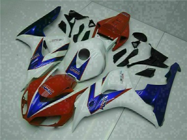 Abs Carenagem Moto CBR 1000RR 04-05 - Vermelho Branco