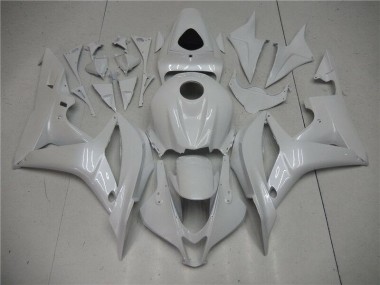 Abs Carenagem Moto CBR 600RR 07-08 - Branco Pérola