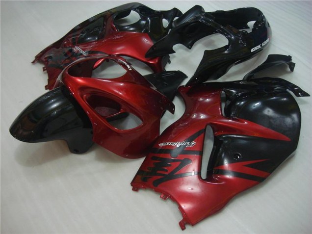 Abs Carenagem Moto GSXR 1300 Hayabusa 96-07 - Vermelho Preto