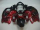 Abs Carenagem Moto GSXR 1300 Hayabusa 96-07 - Vermelho Preto