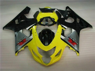 Abs Carenagem Moto GSXR 600 / 750 K4 04-05 - Amarelo Preto