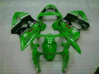 Abs Carenagem Moto ZX6R 00-02 - Verde Preto