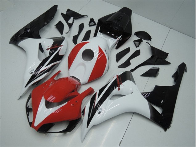 Abs Kit Carenagem & Plásticos Moto CBR 1000RR 06-07 - Vermelho Branco Preto