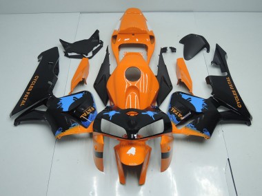 Abs Kit Carenagem & Plásticos Moto CBR 600RR 05-06 - Laranja Preto