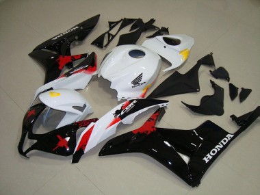 Abs Kit Carenagem & Plásticos Moto CBR 600RR 07-08 - Branco Preto Vermelho