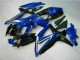 Abs Kit Carenagem & Plásticos Moto GSXR 600 / 750 K8 08-10 - Azul Preto