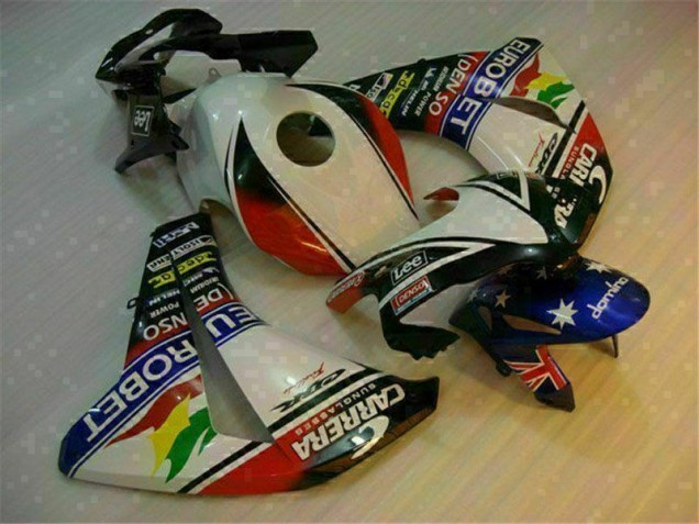 Abs Kit Completos Carenagem Moto CBR 1000RR 08-11 - Branco Azul