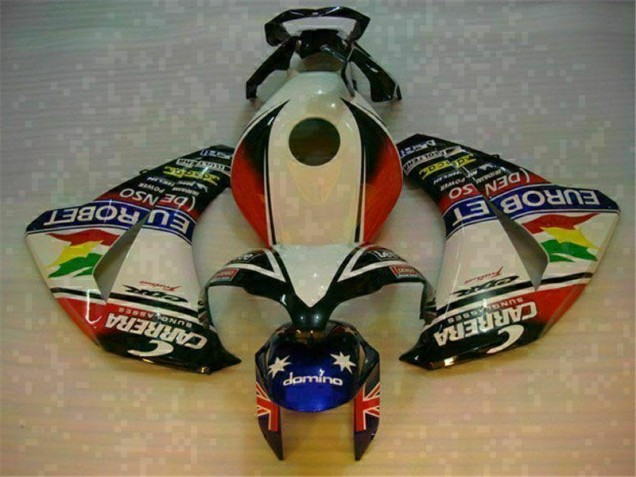 Abs Kit Completos Carenagem Moto CBR 1000RR 08-11 - Branco Azul