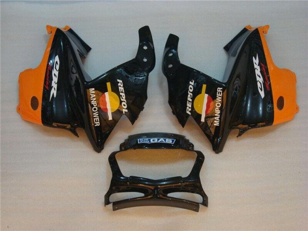 Abs Kit Completos Carenagem Moto CBR 600 F3 95-98 - Preto Laranja Repsol