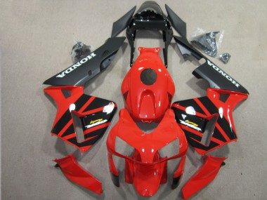 Abs Kit Completos Carenagem Moto CBR 600RR 03-04 - Vermelho Preto