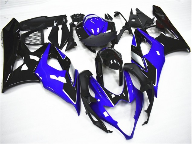 Abs Kit Completos Carenagem Moto GSXR 1000 K7 07-08 - Azul Preto