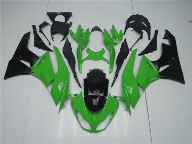 Abs Kit Completos Carenagem Moto ZX6R 09-12 - Verde Preto