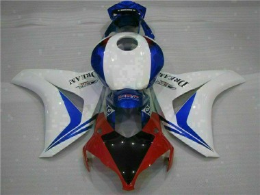 Abs Kits Carenagem Moto CBR 1000RR 08-11 - Branco Azul