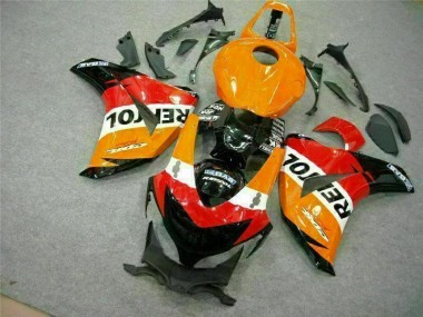 Abs Kits Carenagem Moto CBR 1000RR 08-11 - Laranja Repsol