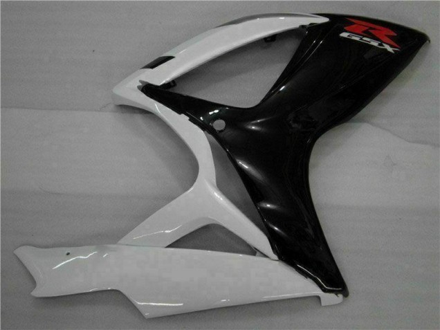 Abs Kits Carenagem Moto GSXR 600 / 750 K6 06-07 - Branco Preto