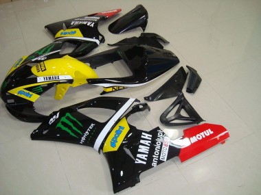 Abs Kits Carenagem Moto R1 00-01 - Amarelo Monster