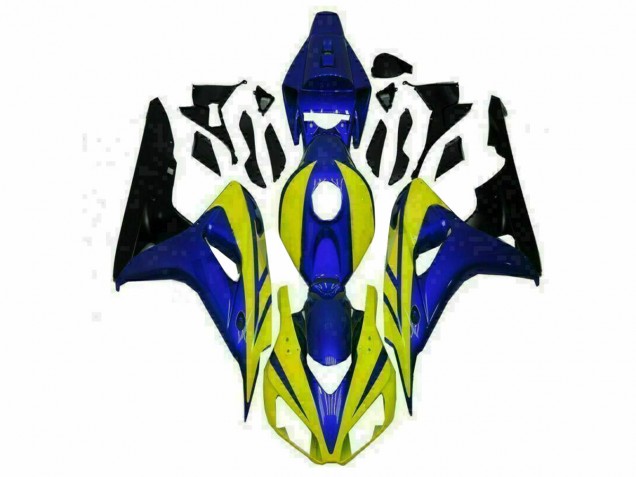 Abs Kits Completos Carenagem Moto CBR 1000RR 06-07 - Azul Amarelo