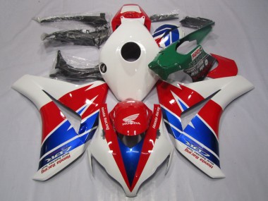 Abs Kits Completos Carenagem Moto CBR 1000RR 08-11 - Vermelho Branco Azul