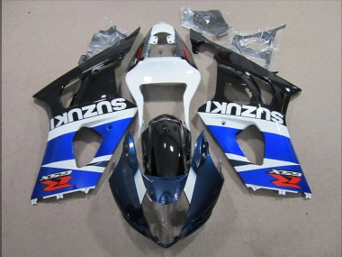 Abs Kits Completos Carenagem Moto GSXR 1000 K3 03-04 - Azul Branco Decalque