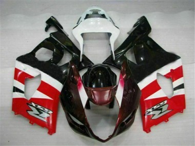 Abs Kits Completos Carenagem Moto GSXR 1000 K3 03-04 - Vermelho Preto