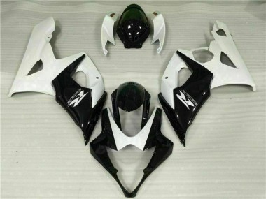 Abs Kits Completos Carenagem Moto GSXR 1000 K5 05-06 - Branco Preto