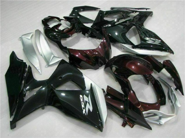 Abs Kits Completos Carenagem Moto GSXR 1000 K9 09-16 - Castanho Preto