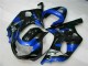 Abs Kits Completos Carenagem Moto GSXR 600 / 750 K1 K2 K3 01-03 - Azul Preto