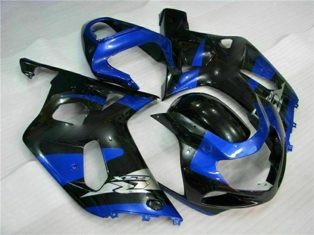 Abs Kits Completos Carenagem Moto GSXR 600 / 750 K1 K2 K3 01-03 - Azul Preto