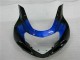 Abs Kits Completos Carenagem Moto GSXR 600 / 750 K1 K2 K3 01-03 - Azul Preto