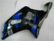 Abs Kits Completos Carenagem Moto GSXR 600 / 750 K1 K2 K3 01-03 - Azul Preto