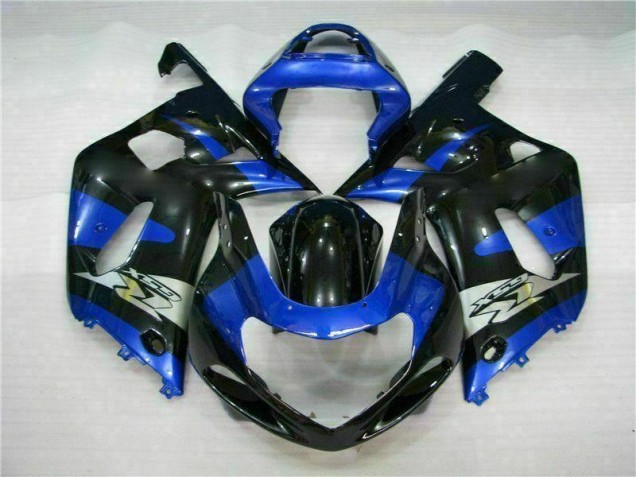 Abs Kits Completos Carenagem Moto GSXR 600 / 750 K1 K2 K3 01-03 - Azul Preto