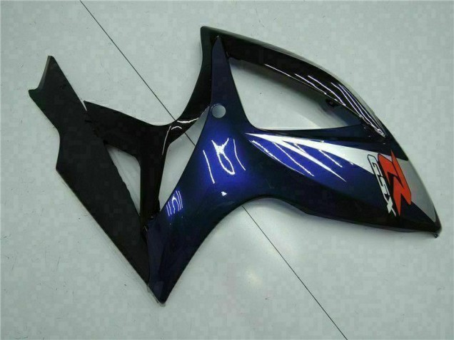 Abs Kits Completos Carenagem Moto GSXR 600 / 750 K6 06-07 - Preto Azul