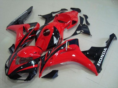 Abs Moto Plástico CBR 1000RR 06-07 - Vermelho Preto