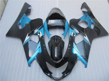 Abs Moto Plástico GSXR 600 / 750 K4 04-05 - Azul Preto