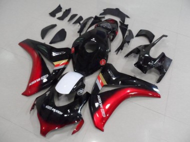 Abs Moto Plásticos CBR 1000RR 08-11 - Preto Vermelho Mugen