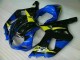 Abs Moto Plásticos GSXR 600 / 750 K1 K2 K3 01-03 - Azul