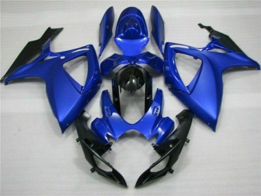 Abs Moto Plásticos GSXR 600 / 750 K6 06-07 - Azul Preto