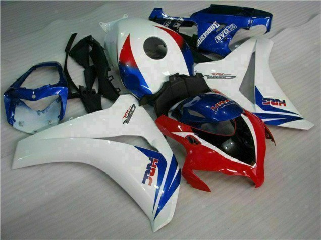 Abs Motocicleta Plástico CBR 1000RR 08-11 - Branco Azul