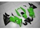 Abs Motocicleta Plástico EX650 09-11 - Verde Preto