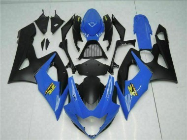 Abs Motocicleta Plástico GSXR 1000 K5 05-06 - Azul Preto