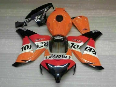 Abs Motocicleta Plásticos CBR 1000RR 08-11 - Laranja Repsol