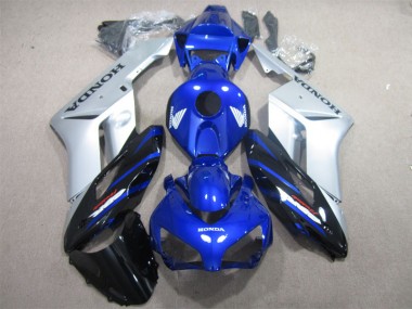 Carenagem Moto CBR 1000RR 04-05 - Azul Prata Preto