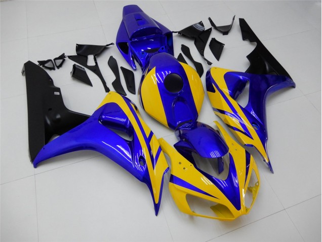 Carenagem Moto CBR 1000RR 06-07 - Amarelo Azul