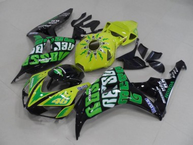 Carenagem Moto CBR 1000RR 06-07 - Amarelo Verde Rossi