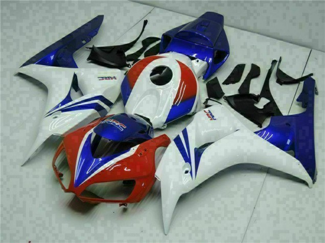 Carenagem Moto CBR 1000RR 06-07 - Azul Branco