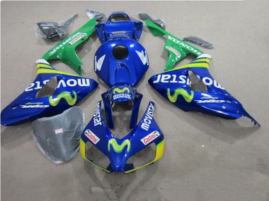 Carenagem Moto CBR 1000RR 06-07 - Azul Movistar Castrol