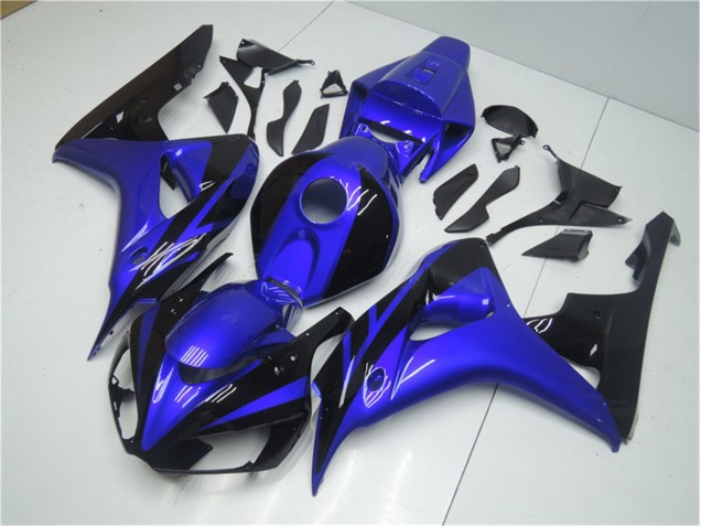 Carenagem Moto CBR 1000RR 06-07 - Azul Preto