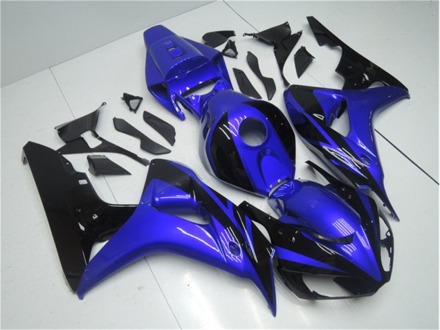 Carenagem Moto CBR 1000RR 06-07 - Azul Preto