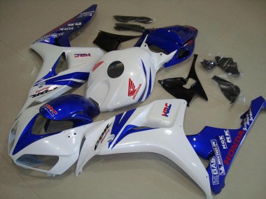 Carenagem Moto CBR 1000RR 06-07 - Branco & Azul