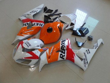 Carenagem Moto CBR 1000RR 06-07 - Branco & Laranja Repsol